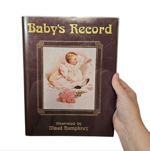 Vintage 1990 Maud Humphrey Reproduction Baby's Record Book New In Box